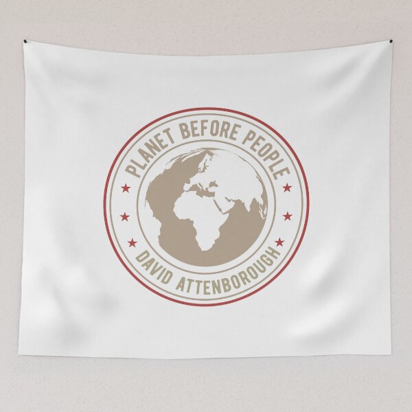 Item preview, Planet before People - Save the Planet - Sir David BBC One 1 Planet Earth Television Serie Quote designed and sold by WhatTheQuote.