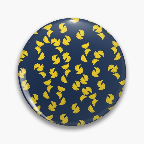 Artikelvorschau, Pierogi auf blauem Hintergrund entworfen und verkauft von kapotka.