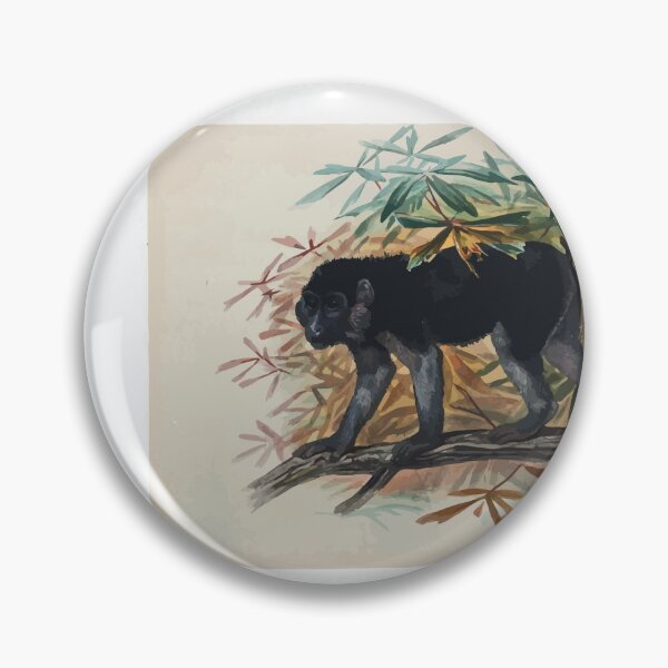 Item preview, Zoological sketches by Joseph Wolf 1861 to 1867 051 The Ashy Black Ape designed and sold by WetdryvacRB01.