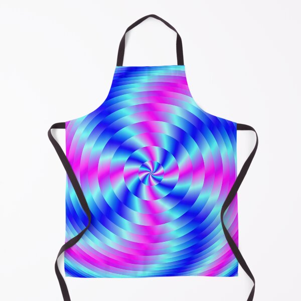 Item preview, Concentric Circles Spiral in Blue and Pink designed and sold by EyeBogglers.