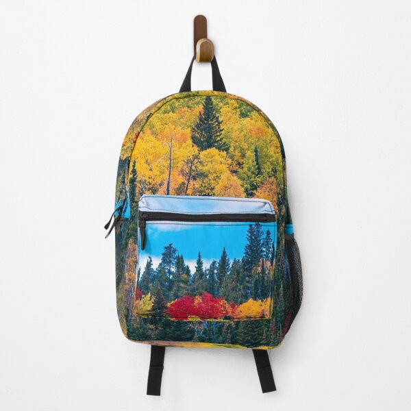 Item preview, Forest Trees Autumn Colours with Blue Sky designed and sold by luvvvvvit.