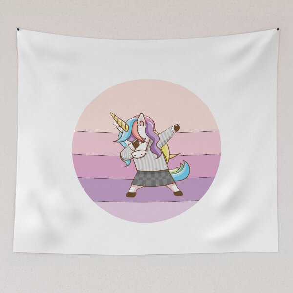 Item preview, Stylish dabbing unicorn designed and sold by Babmk.