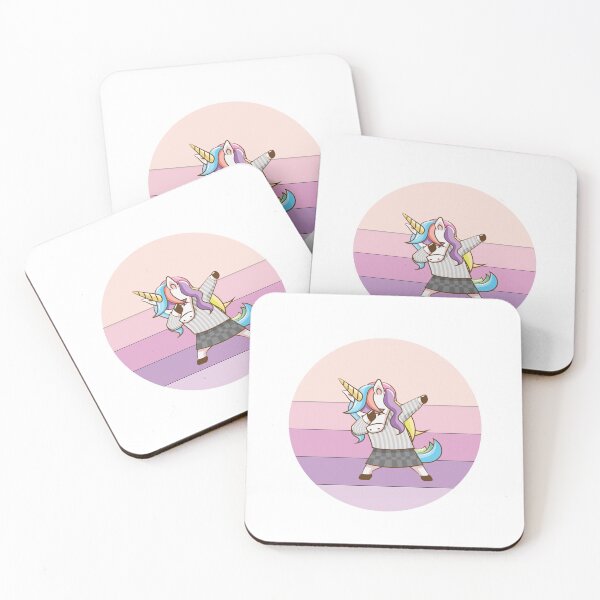 Item preview, Stylish dabbing unicorn designed and sold by Babmk.