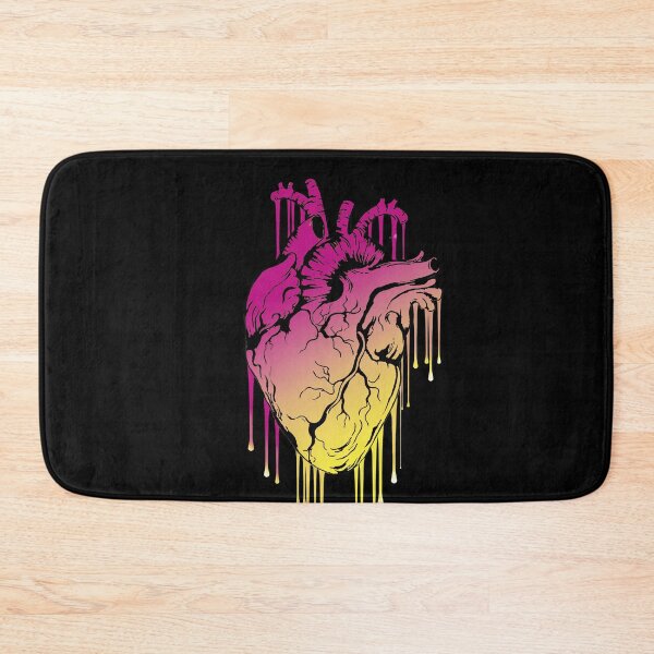 Item preview, Pink Raimbow painting Heart Human Anatomy designed and sold by Collagedream.