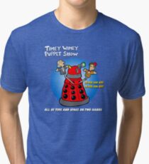 Timey Wimey Puppet Show Tri-blend T-Shirt