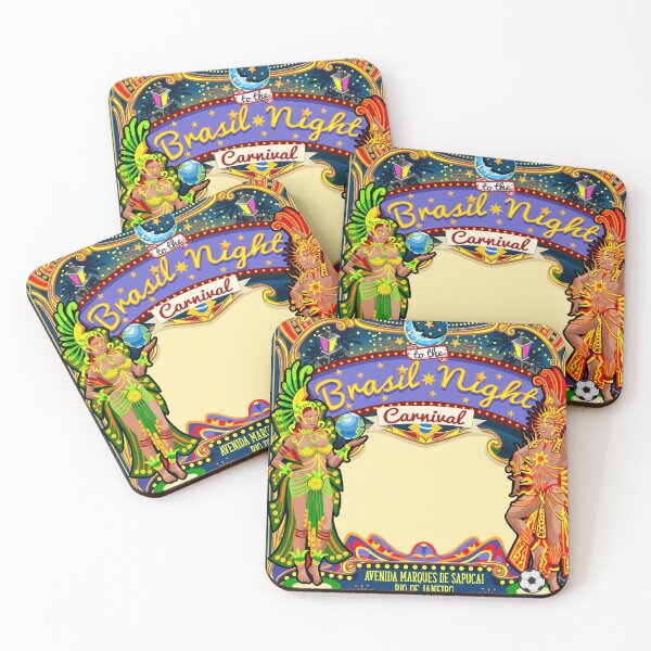 Item preview, Rio Carnival Poster Invite Brazil Carnaval Mask Show Parade   designed and sold by aurielaki.