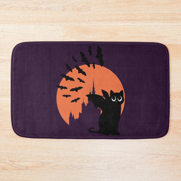 Item preview, Cute Halloween Black Cat designed and sold by mirandathorne16.