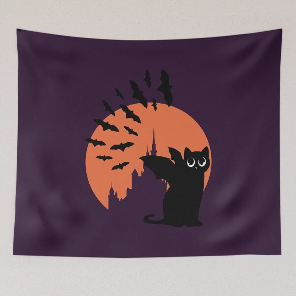 Item preview, Cute Halloween Black Cat designed and sold by mirandathorne16.
