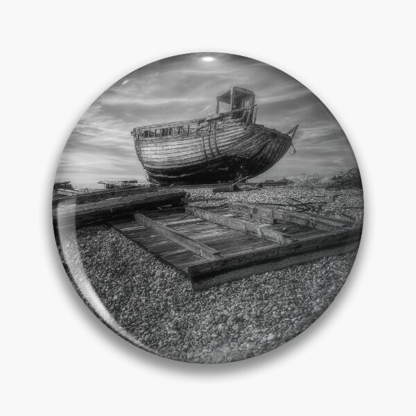 Item preview, Abandoned Boat Black and White designed and sold by Barrie Tumbridge.