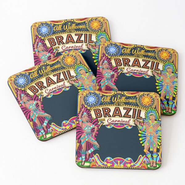 Item preview, Rio Carnival Poster Theme Brazil Carnaval Mask Show Parade designed and sold by aurielaki.