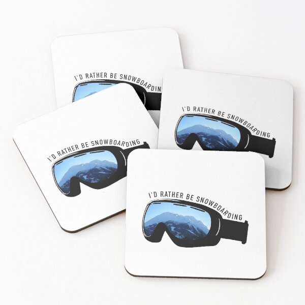 Item preview, I'd Rather Be Snowboarding Goggles (bold text) designed and sold by Johnston Creative.