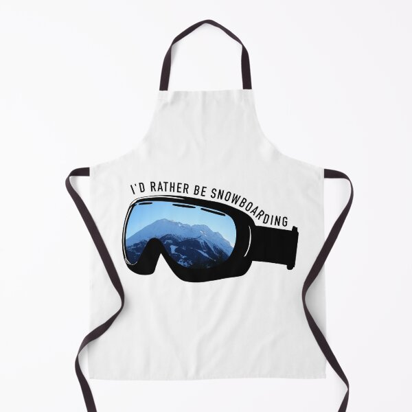 Item preview, I'd Rather Be Snowboarding Goggles (bold text) designed and sold by Johnston Creative.