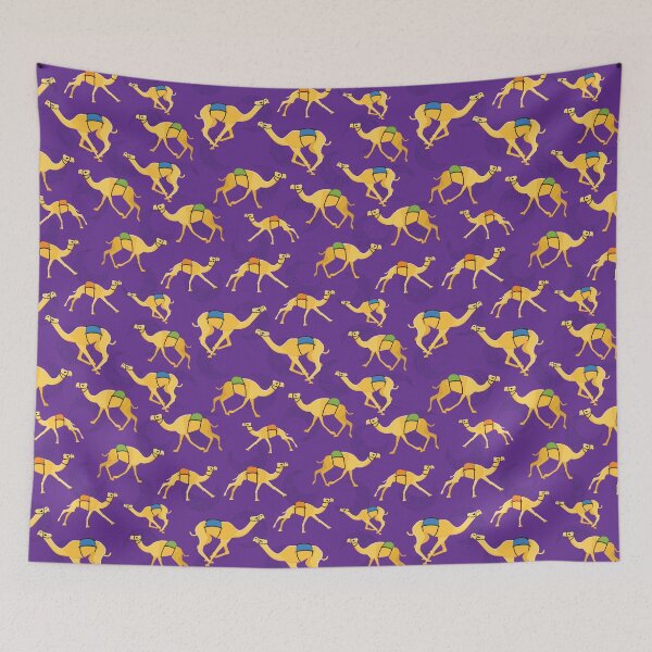 Item preview, Camels running pattern on the background of the moon designed and sold by molodec.