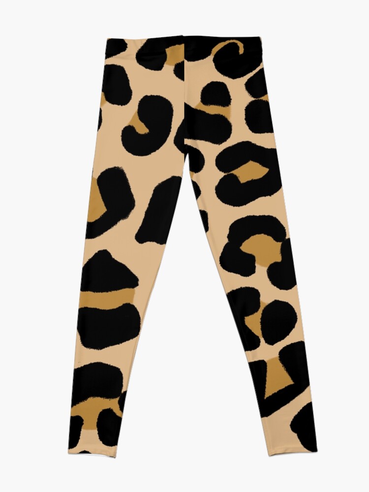 Large Print Leopard Spots Leggings for Sale by OneThreeSix