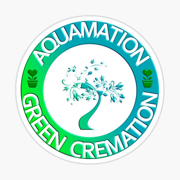 AQUAMATION GREEN CREMATION Sticker
