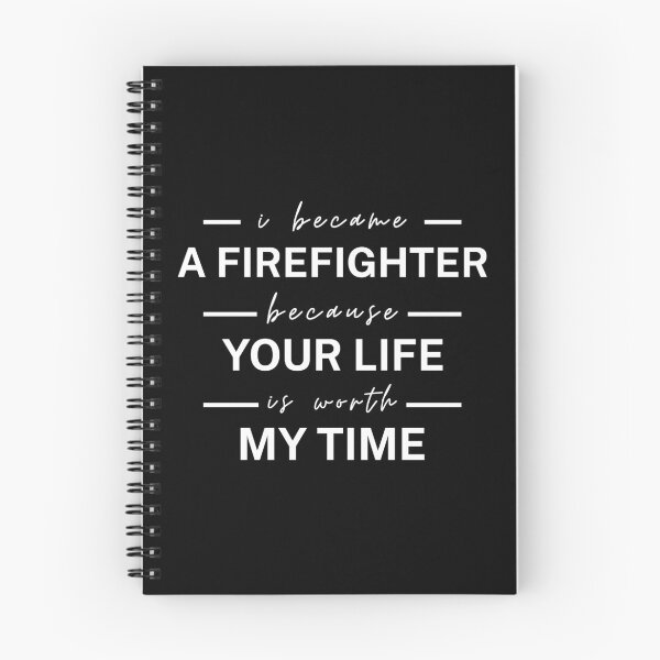 Item preview, I Became A  Firefighter Because Your Life Is Worth My Time - hand drawn font. designed and sold by Trendelicious.