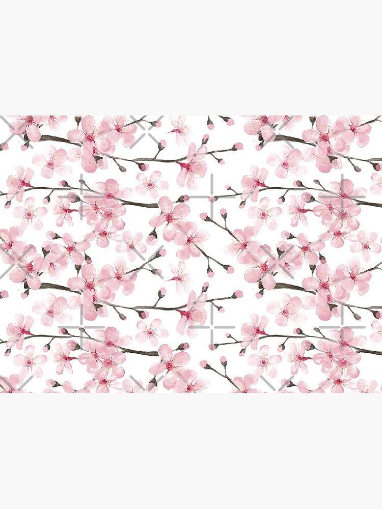 Cherry Blossom watercolor fashion and home decor by Magenta Rose Designs by MagentaRose