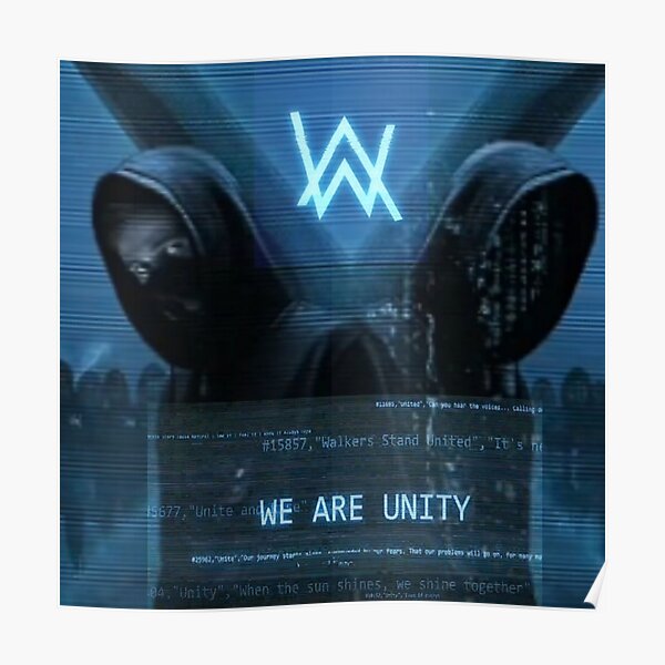 Alan Walker unity Poster