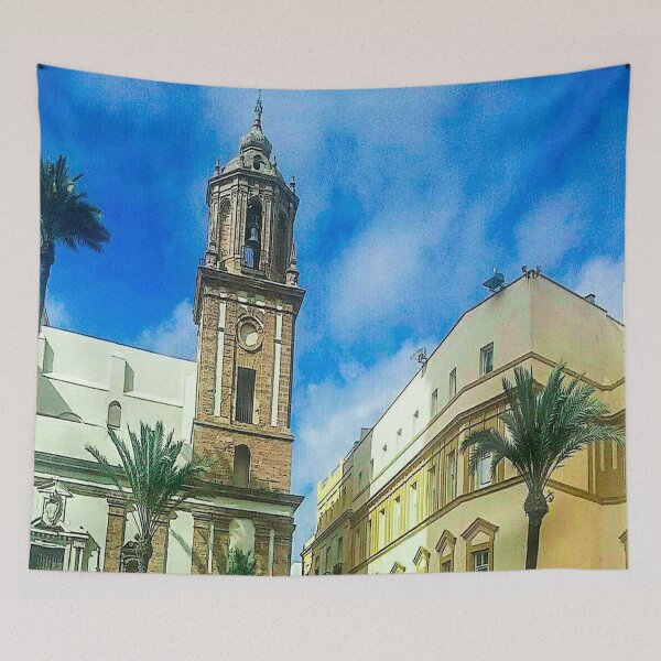 Item preview, Church of Santiago in the Plaza de la Catedral. Cadiz, Andalucia, Spain designed and sold by GiganticSale.