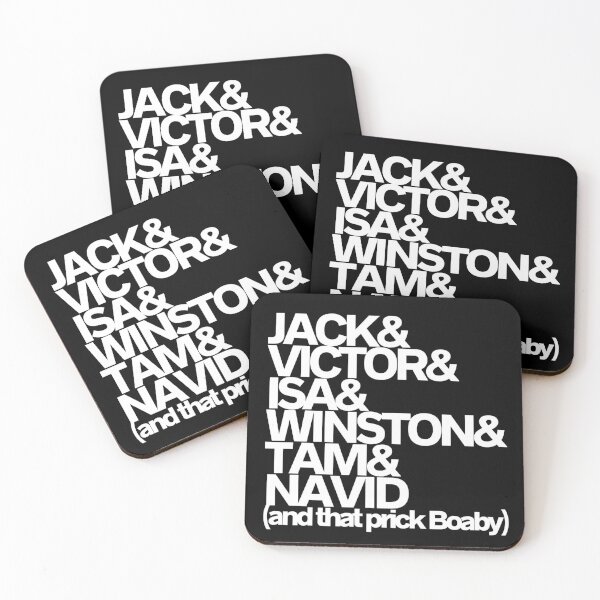 Still Game (Black & White) Coasters (Set of 4) for Sale by