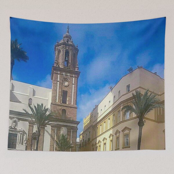 Item preview,  Church of Santiago in the Plaza de la Catedral. Cadiz. Andalucia. Spain designed and sold by GiganticSale.