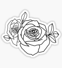 Halsey tattoo - Roses Sticker
