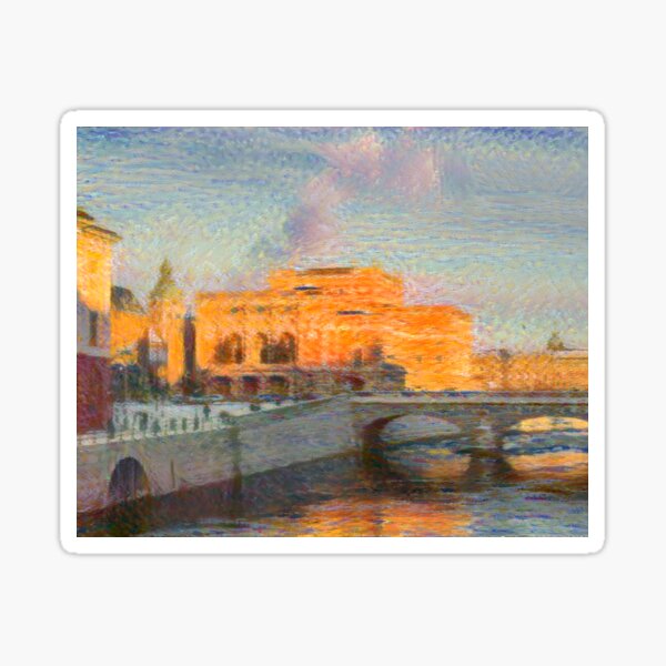 Kungliga Operan impressionistic Sticker