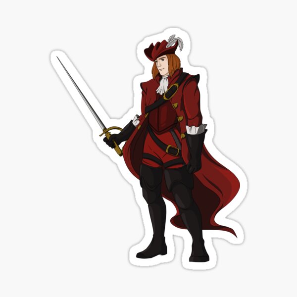 RPG After Years Host - Red Mage Jay Sticker