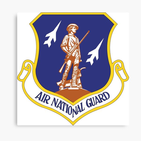 Emblem of the United States Air National Guard Canvas Print