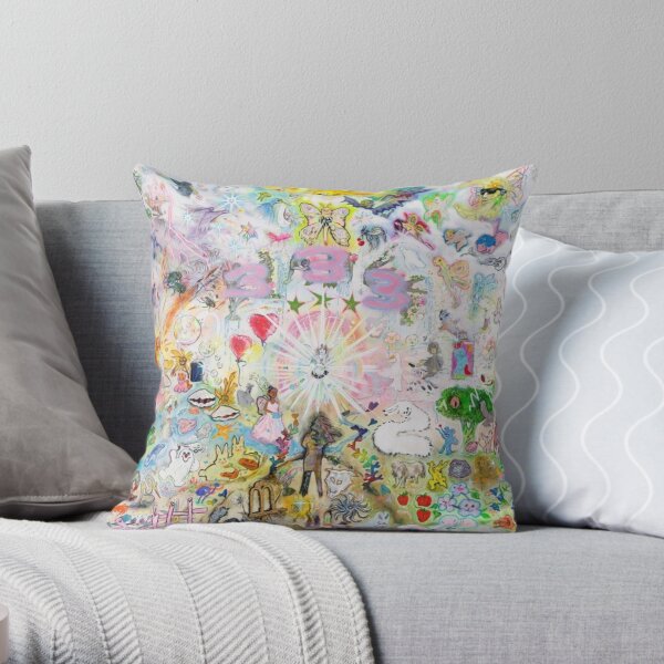 Bladee art Throw Pillow