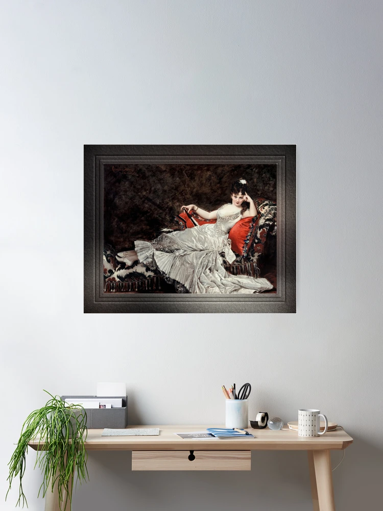 Mademoiselle de Lancey by Carolus-Duran - Sexy Elegance 2 Mademoiselle de Lancey by Carolus-Duran Classical Fine Art Old Masters Reproduction Wall Decor Poster Art Print