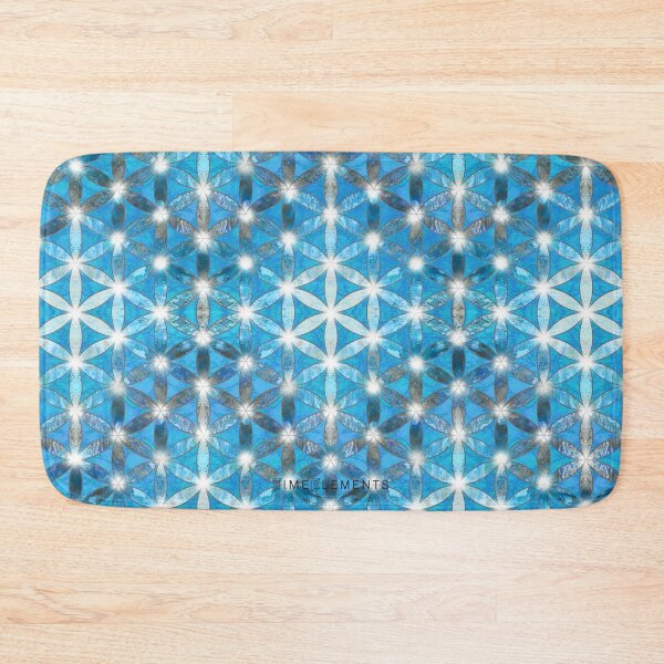 Item preview, flower of life mystic blue designed and sold by filippobassano.