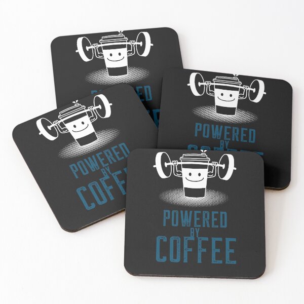 Item preview, Funny Powered By Coffee designed and sold by RachelWills.