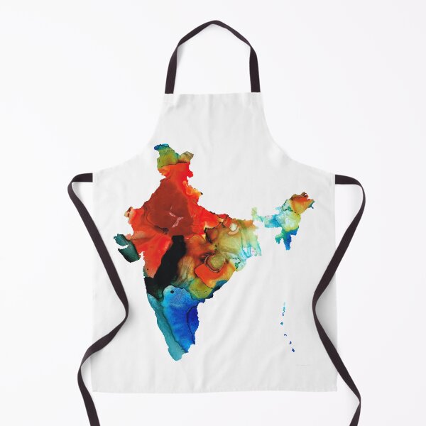 Item preview, Map of India by Sharon Cummings designed and sold by Sharon Cummings Art.