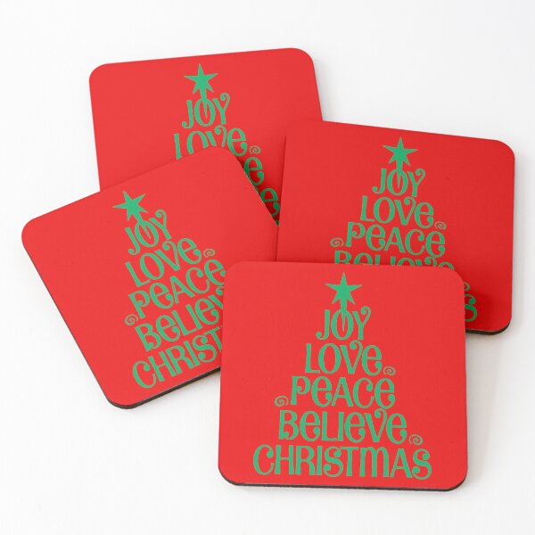 Item preview, Joy love peace believe christmas designed and sold by fanslovers.