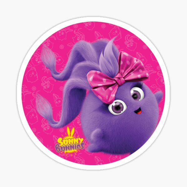 Sunny Bunnies - Iris (Pink Circle) Sticker