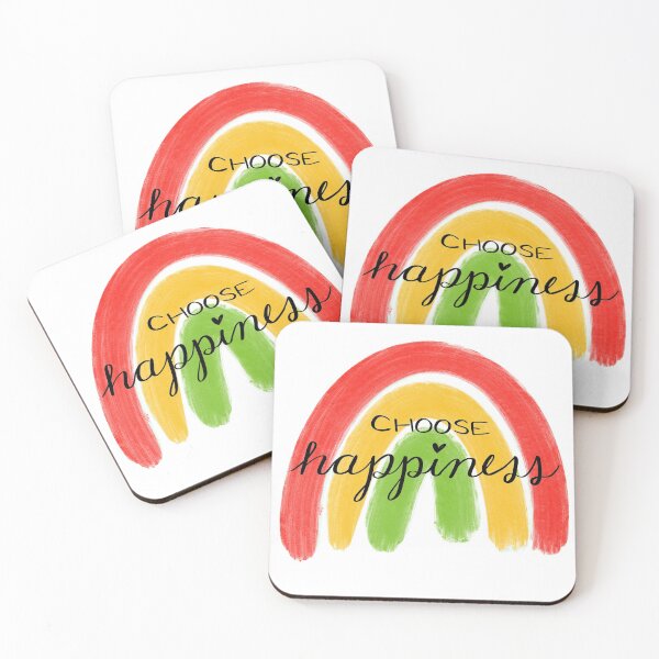Item preview, choose happiness rainbow designed and sold by megan1007.