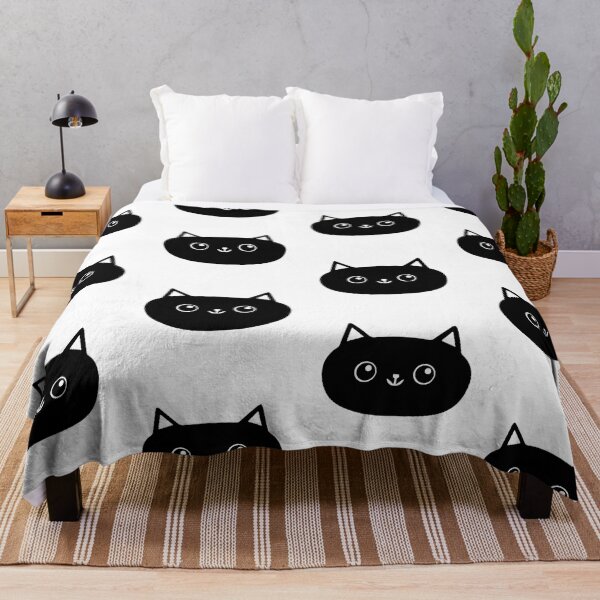 Item preview, Black and White Cat designed and sold by Craftyhooves.