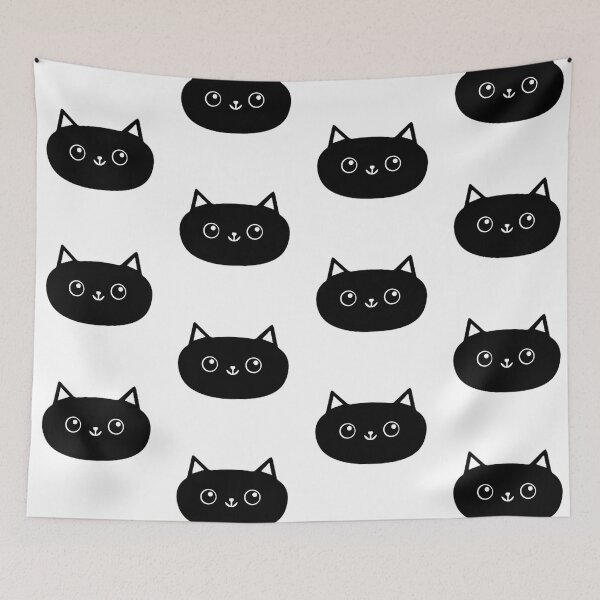 Item preview, Black and White Cat designed and sold by Craftyhooves.