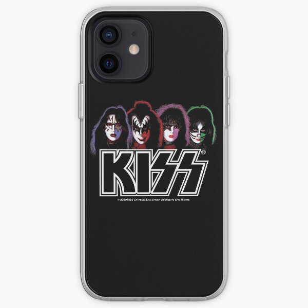 Four Faces KISS Logo #3 iPhone Soft Case
