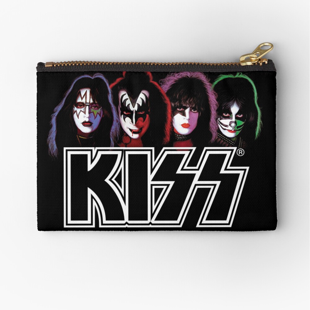 Four Faces KISS Logo #3 Zipper Pouch