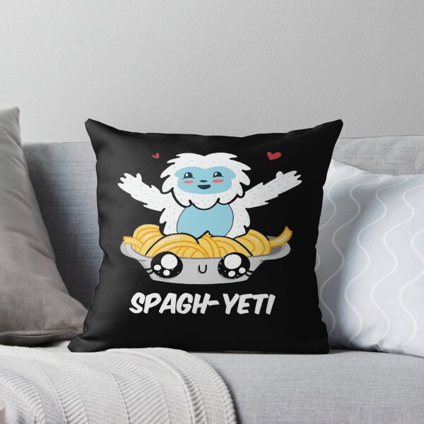 Item preview, Spaghetti Yeti Bigfoot Eating Noodle Yeti designed and sold by MooonTees.