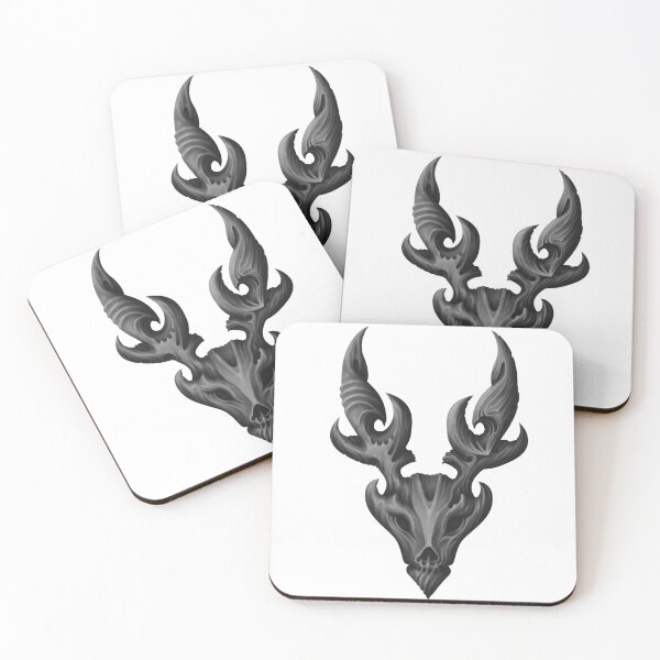 Item preview, deer skull art designed and sold by Hedgeh0g.