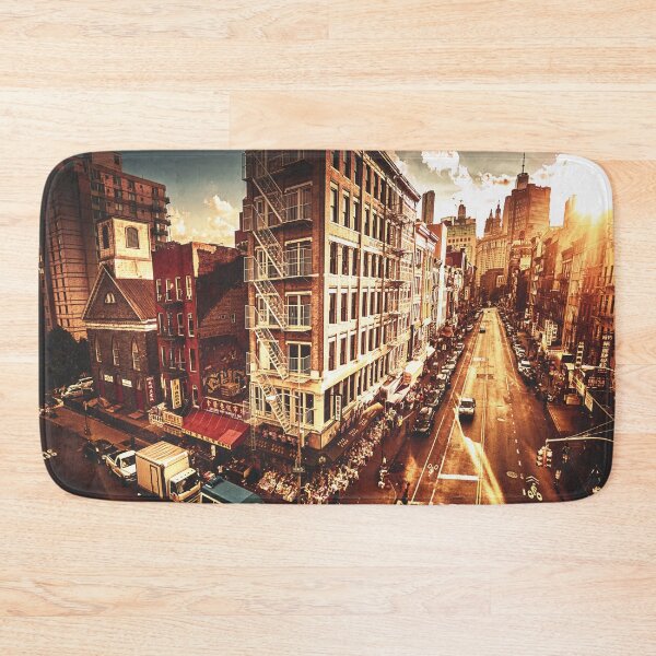 Item preview, chinatown in manhattan at dusk designed and sold by franckreporter.