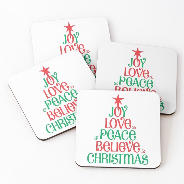 Artikelvorschau, Freude, Liebe und Frieden glauben an Weihnachten entworfen und verkauft von fanslovers.