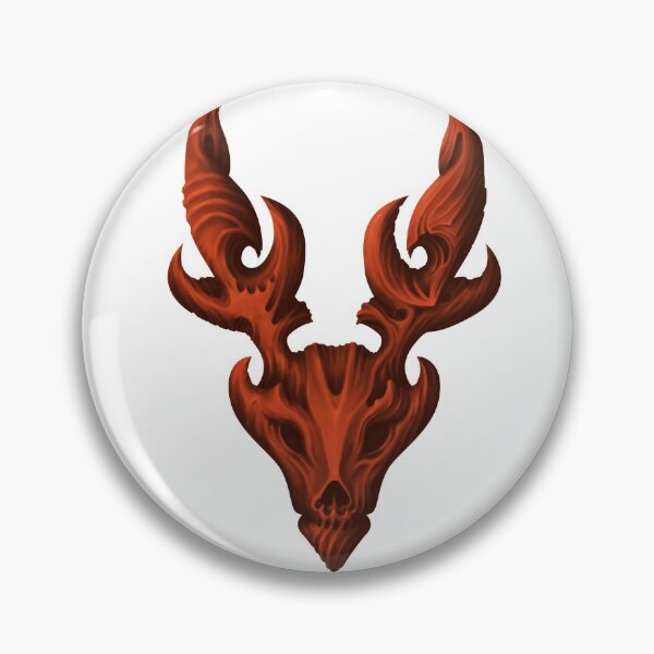 Item preview, deer skull art designed and sold by Hedgeh0g.