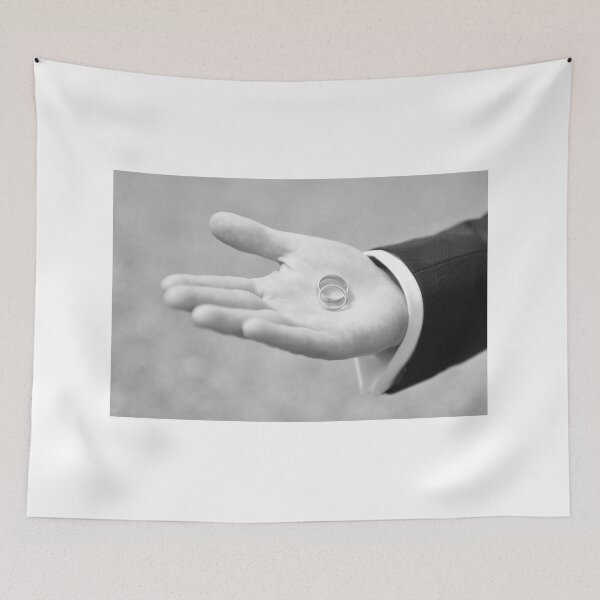 Item preview, Wedding Rings in black and white designed and sold by Sonja Martin Photography.
