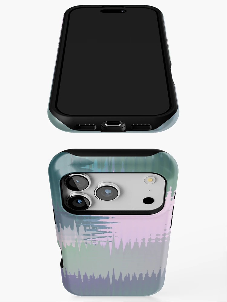 Thumbnail 3 of 4, iPhone Case, Polar waves designed and sold by Raspberry-Cat.