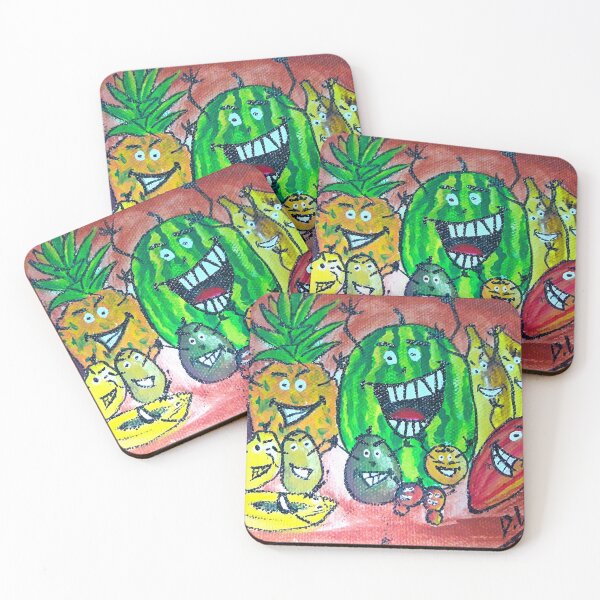 Item preview, Happy Tropical Fruits..  designed and sold by DLyonzArt.