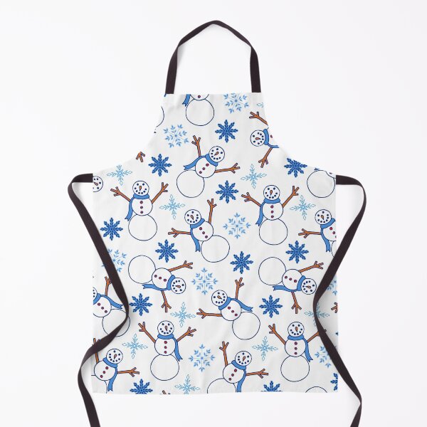 Item preview, Snowmen and Snowflakes Pattern | Winter | Snow Pattern designed and sold by Hilary Leslie.